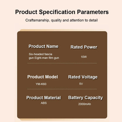 Fascia Pro Six-Head Massager
