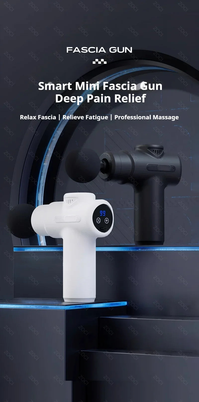 Mini 99-Level Digital Fascia Gun