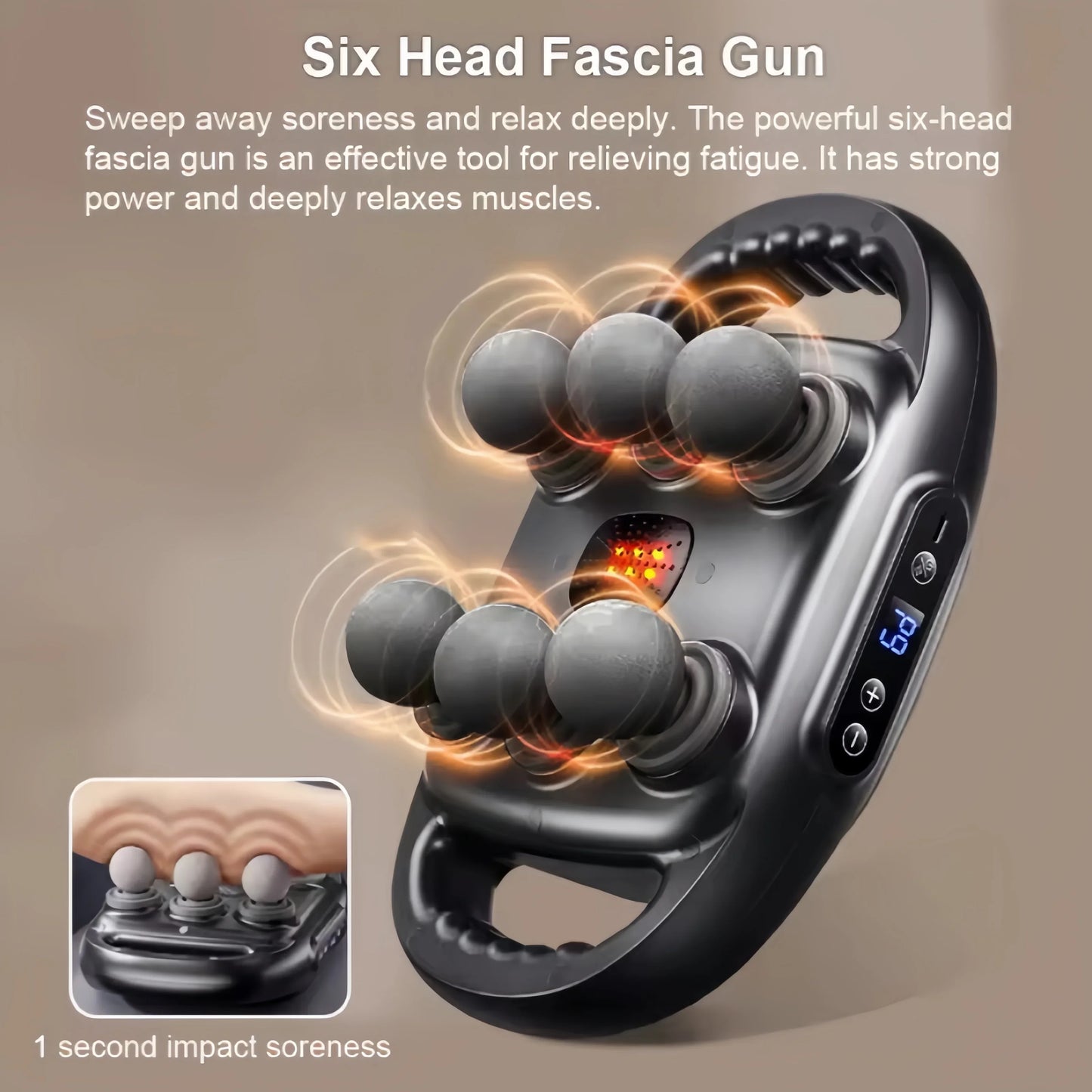 Fascia Pro Six-Head Massager